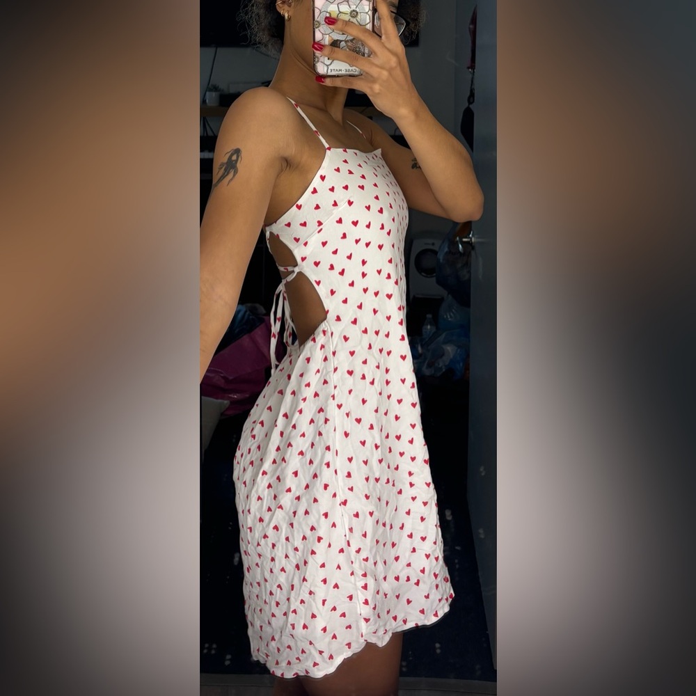 PacSun White Cream Spaghetti Strap Sundress